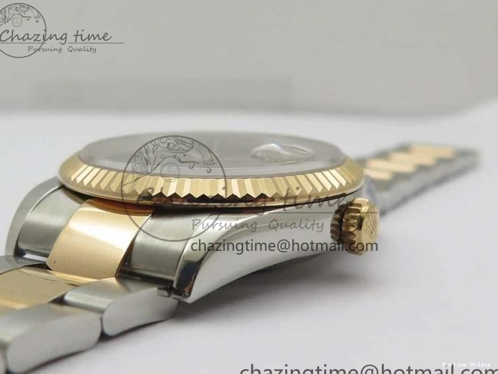 0110 Bold DateJust 36 SS RG 126231 BP Maker 1:1 Best Edition Gray Roman Dial on Oyster Bracelet 2513